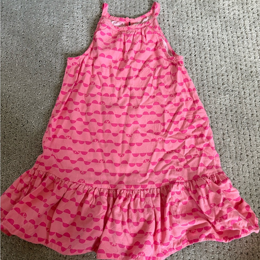 Cat & Jack Pink Patterned Casual Dress